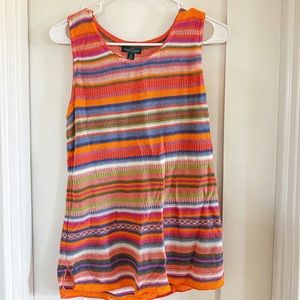 Ralph Lauren multi colored tank top
